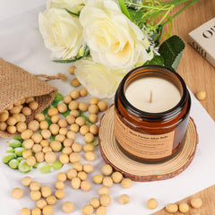 SAEUYVB Cedar Wood candle adds rustic depth for focus and comfort.