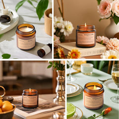 SAEUYVB Lavender Juniper candle offers calming aroma for unwinding evenings.