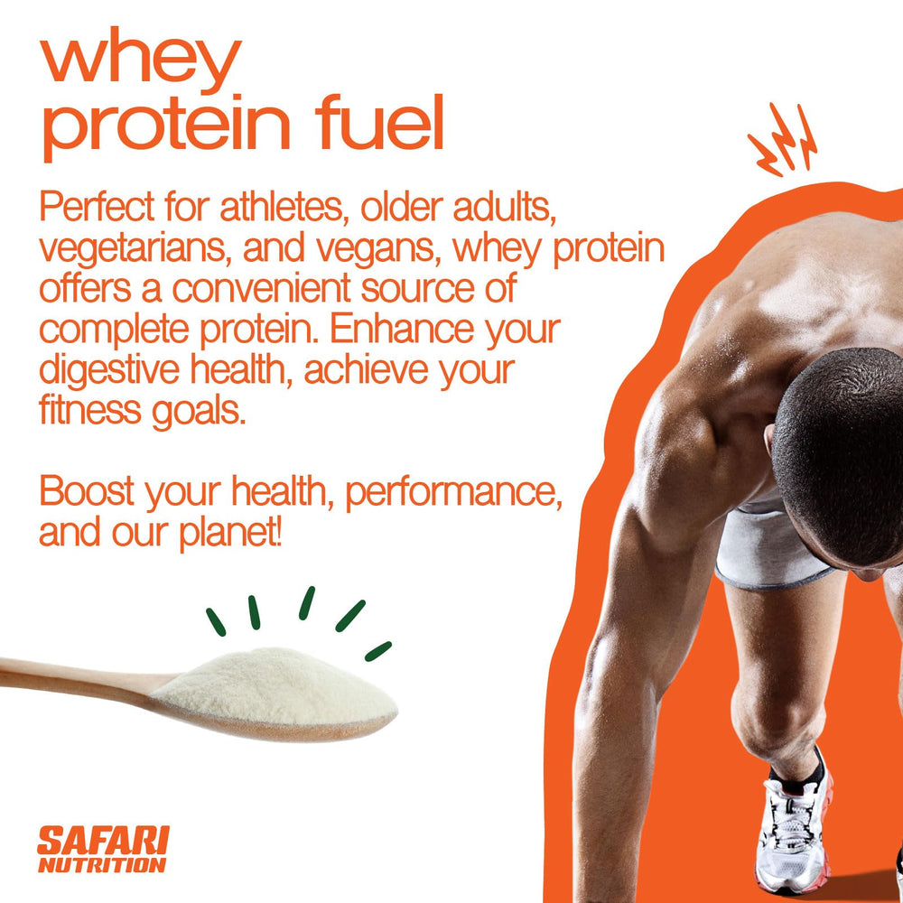 Safari Nu whey transparent blend label displaying exact ingredients.