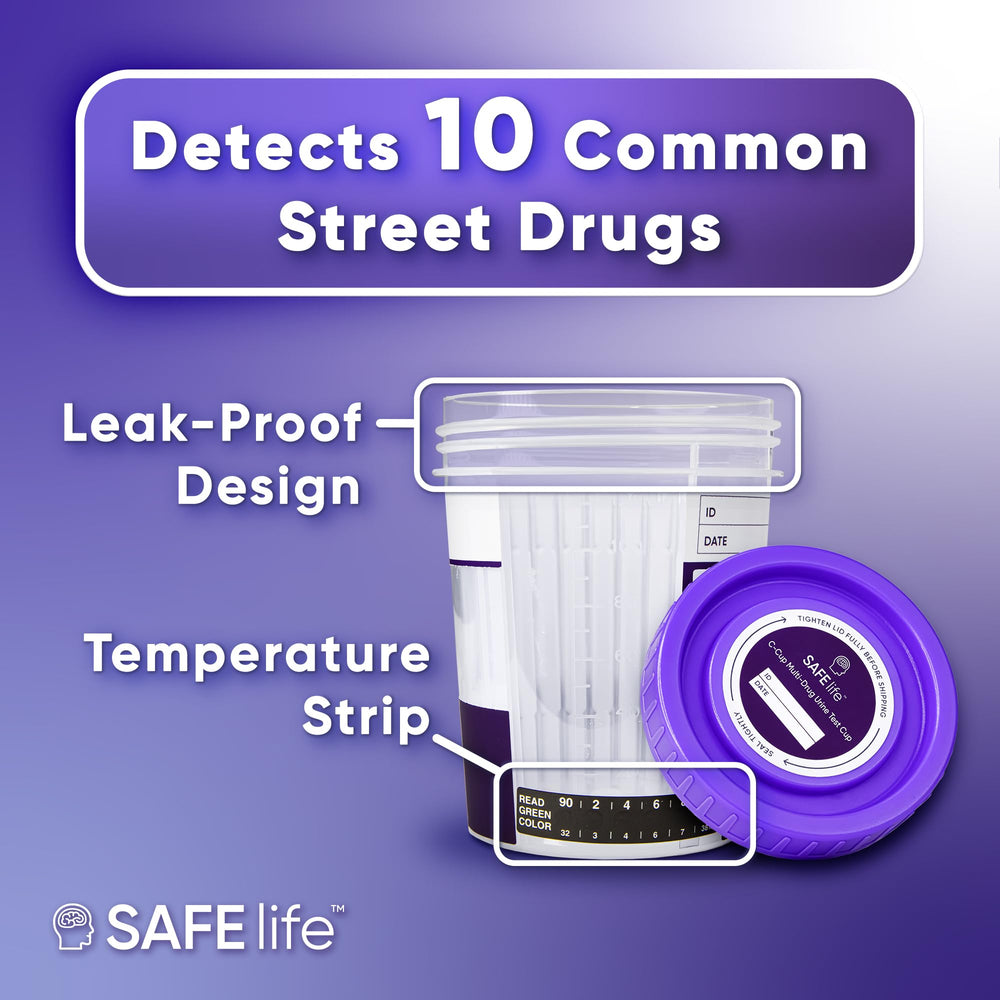SAFE LIFE result display shows clear lines for straightforward interpretation.
