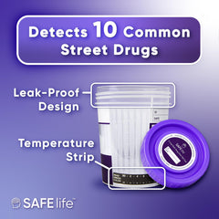 SAFE LIFE result display shows clear lines for straightforward interpretation.
