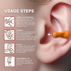SAFEBUILDER ear-plugs-soft-fit demonstrate a secure, gentle seal