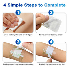 SafeFight epithelializing wound dressing suitable for minor burns and abrasions.