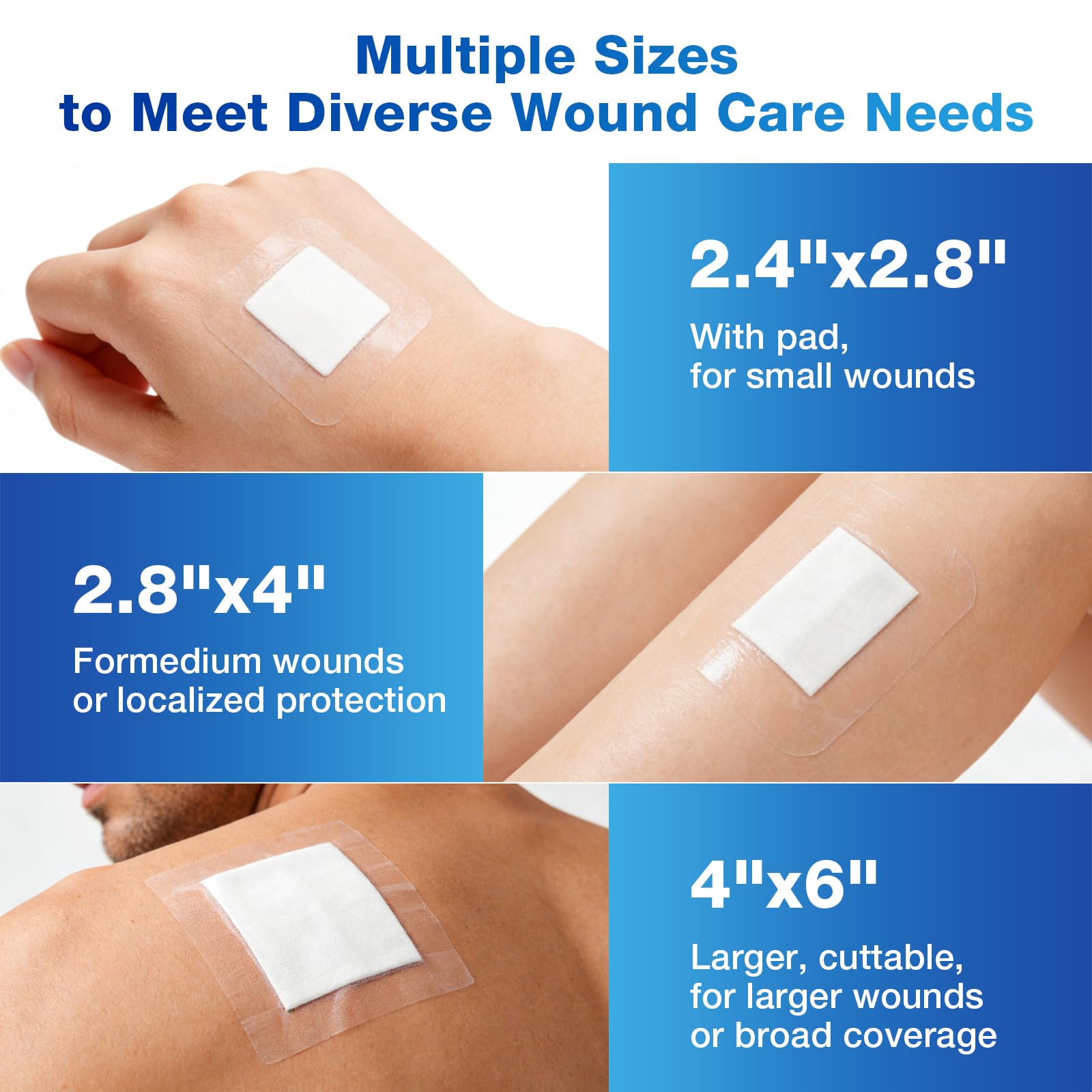 SafeFight latex-free hypoallergenic adhesive provides gentle relief for sensitive skin