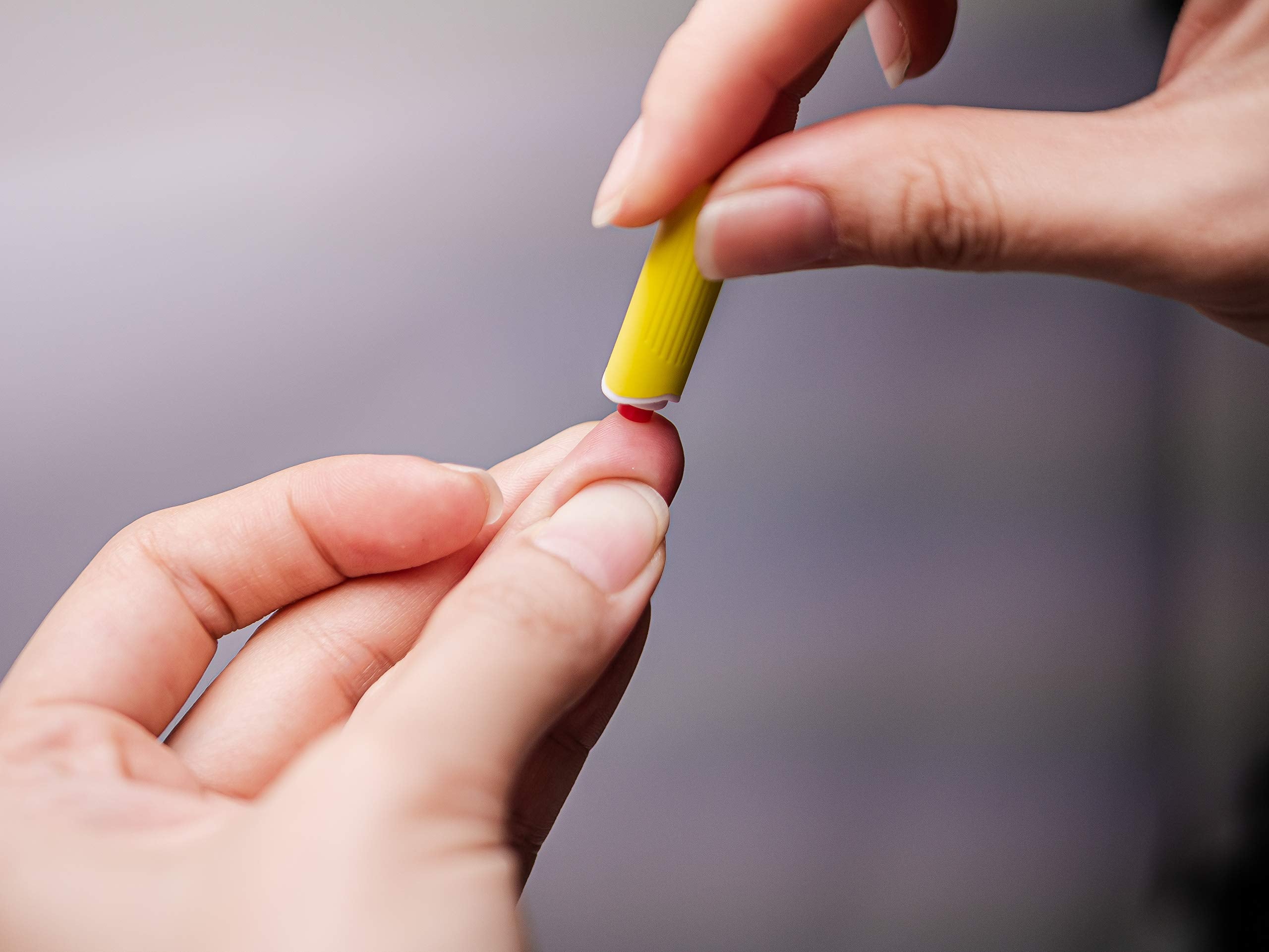 Safeticet lightweight portable lancet for easy home testing