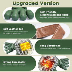 SAILIFE heated neck massager with temperature settings for customizable warmth.