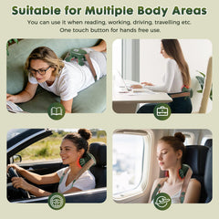 SAILIFE heated neck massager travel-friendly case hints at easy packing.