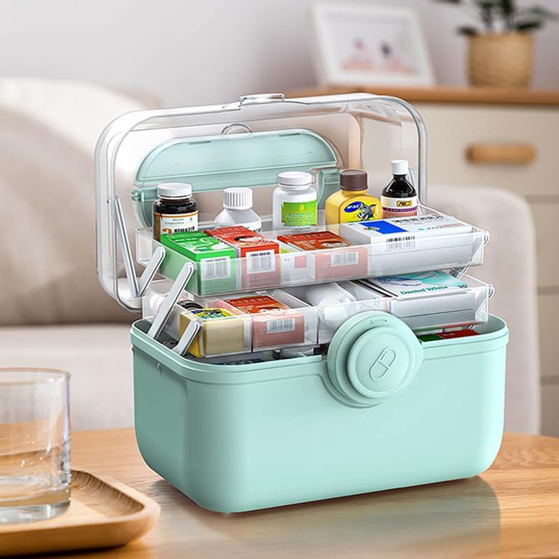 Saim multifunctional storage for home, clinic, school, and travel setups.