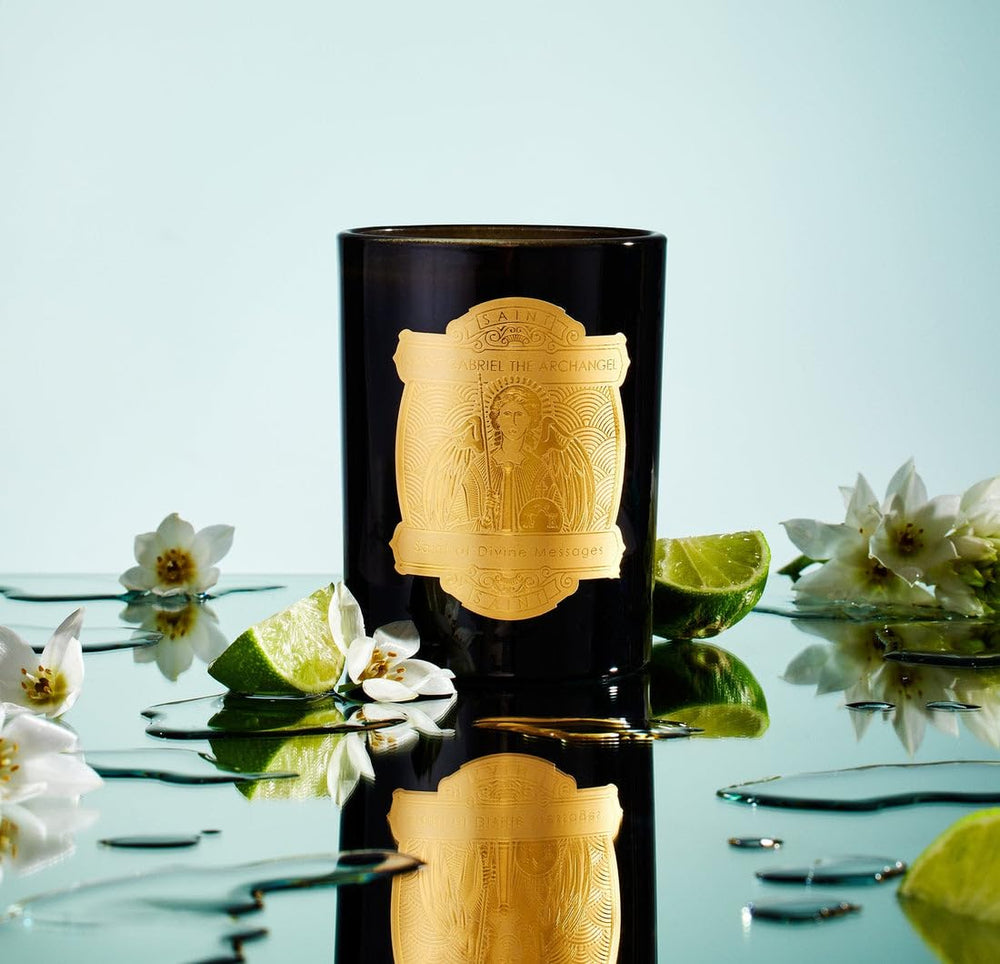 Saint Gabriel candle burns up to 80 hours for lasting atmosphere.