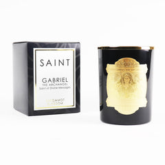 Saint Gabriel Italian prayer card visible enhances mindful rituals.