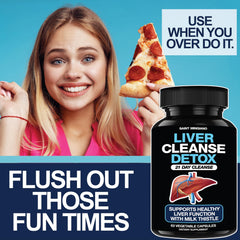 Saint Mingiano Liver Cleanse capsules close-up highlighting herbal blend for detox.