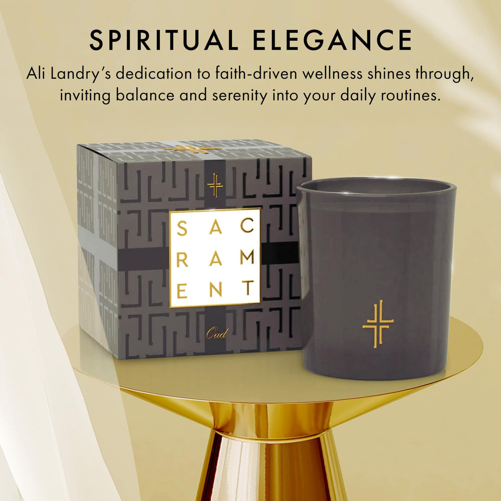 SAINT Sacrament Candle offers up to 80-hour burn for lasting fragrance