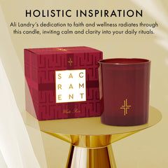 SAINT X Ali Landry Sacrament Candle decorative room glow.