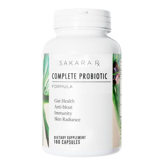 SAKARA Complete Probiotic bottle for daily gut support and wellness