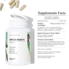 SAKARA Complete Probiotic visual of digestion concept and comfort