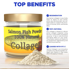 Salcoll Collagen label highlighting kosher certification and purity