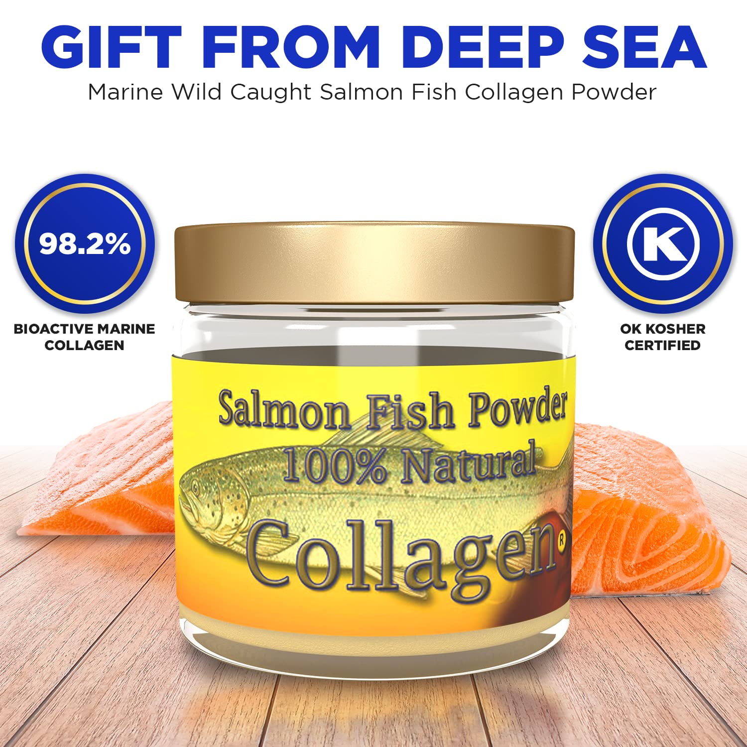 Salcoll Collagen packaging on display emphasizing premium quality