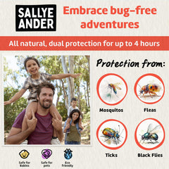 SALLYEANDER No Bite Me safe for kids and infants to use outdoors.