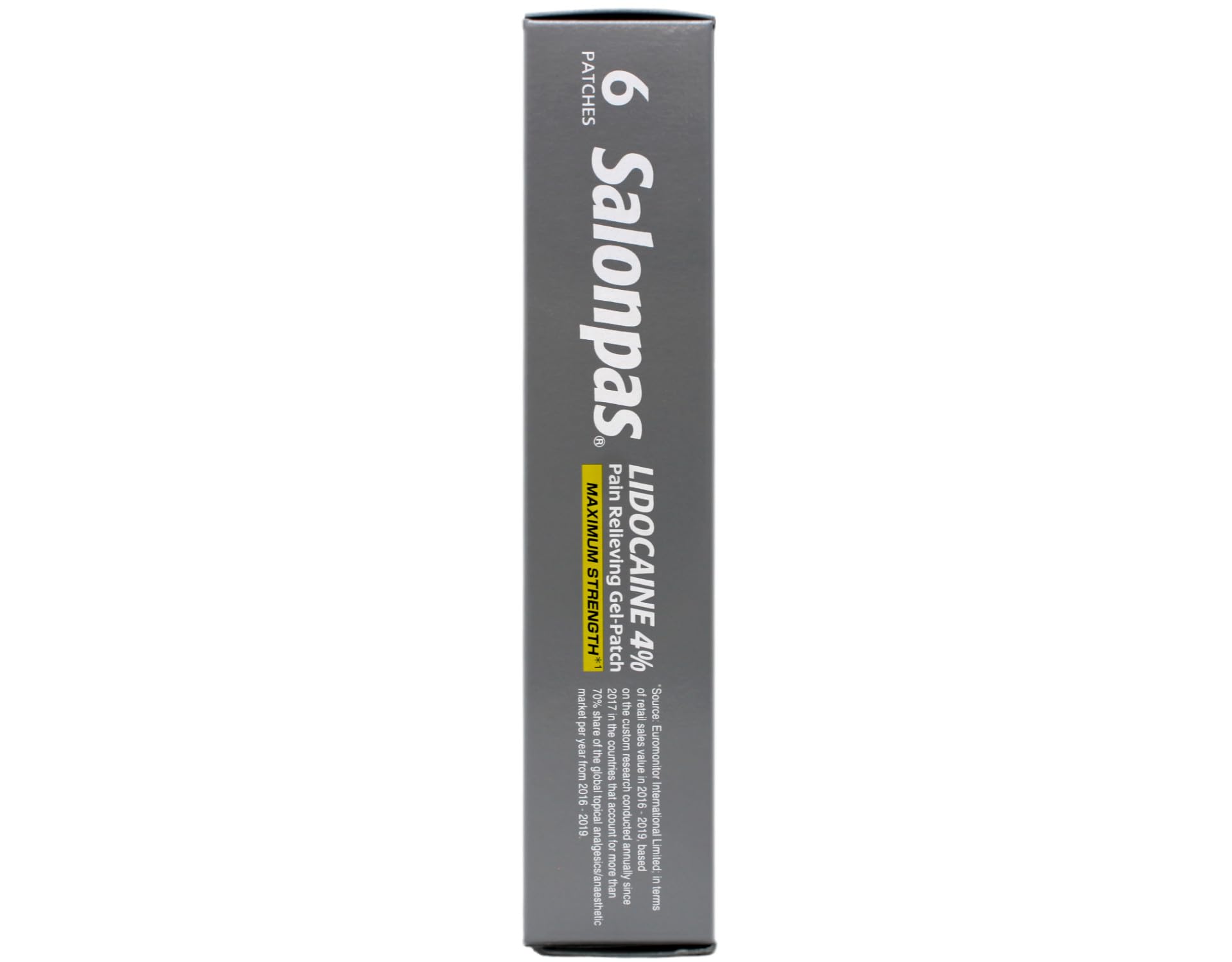 Salonpas product in-use tips on a clean surface