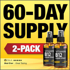 Gluten-free and non-GMO labeling on Salt Lake B12 packaging.