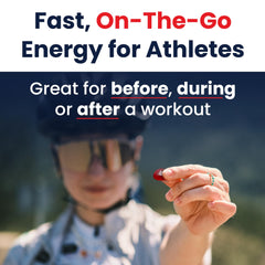 SaltStick Energy Gummies running-bag ready for pre-workout fueling.