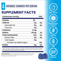 SaltStick Energy Gummies Sour Blue Razz as a convenient snack time choice