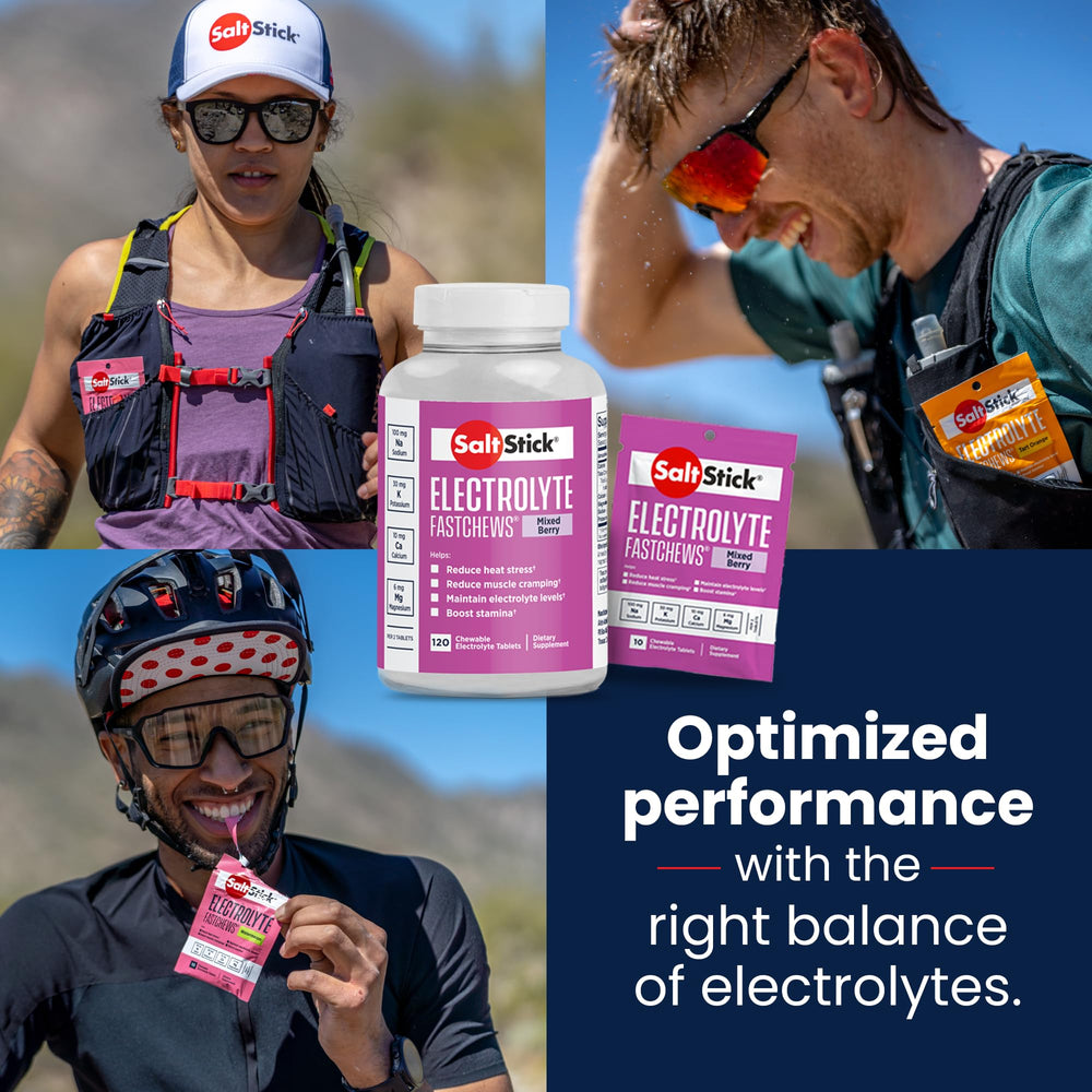 SaltStick FastChews during group workout for convenient hydration on the go.