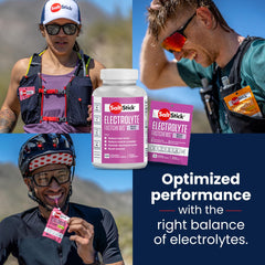 SaltStick FastChews during group workout for convenient hydration on the go.