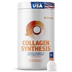 SaltWrap Collagen Synthesis bottle showing convenient joint-support for daily activity