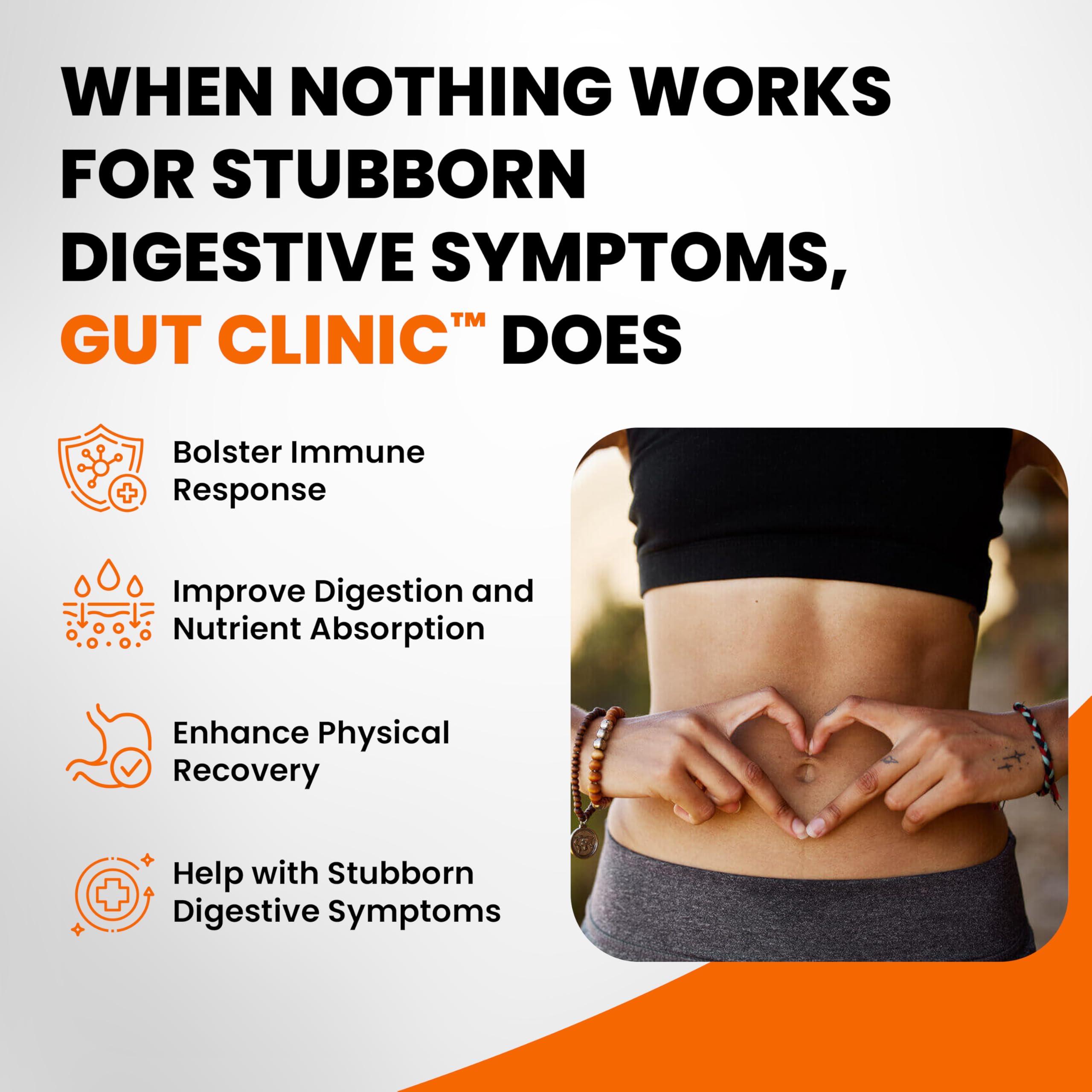 SaltWrap Gut Clinic daily dose with glass of water demonstrates routine.