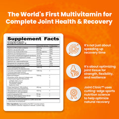 SaltWrap Joint Clinic capsules closeup highlighting easy-to-swallow capsules and ingredients