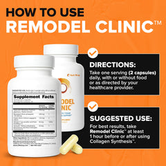 SaltWrap Remodel Clinic bottle held by hands ready for daily routine