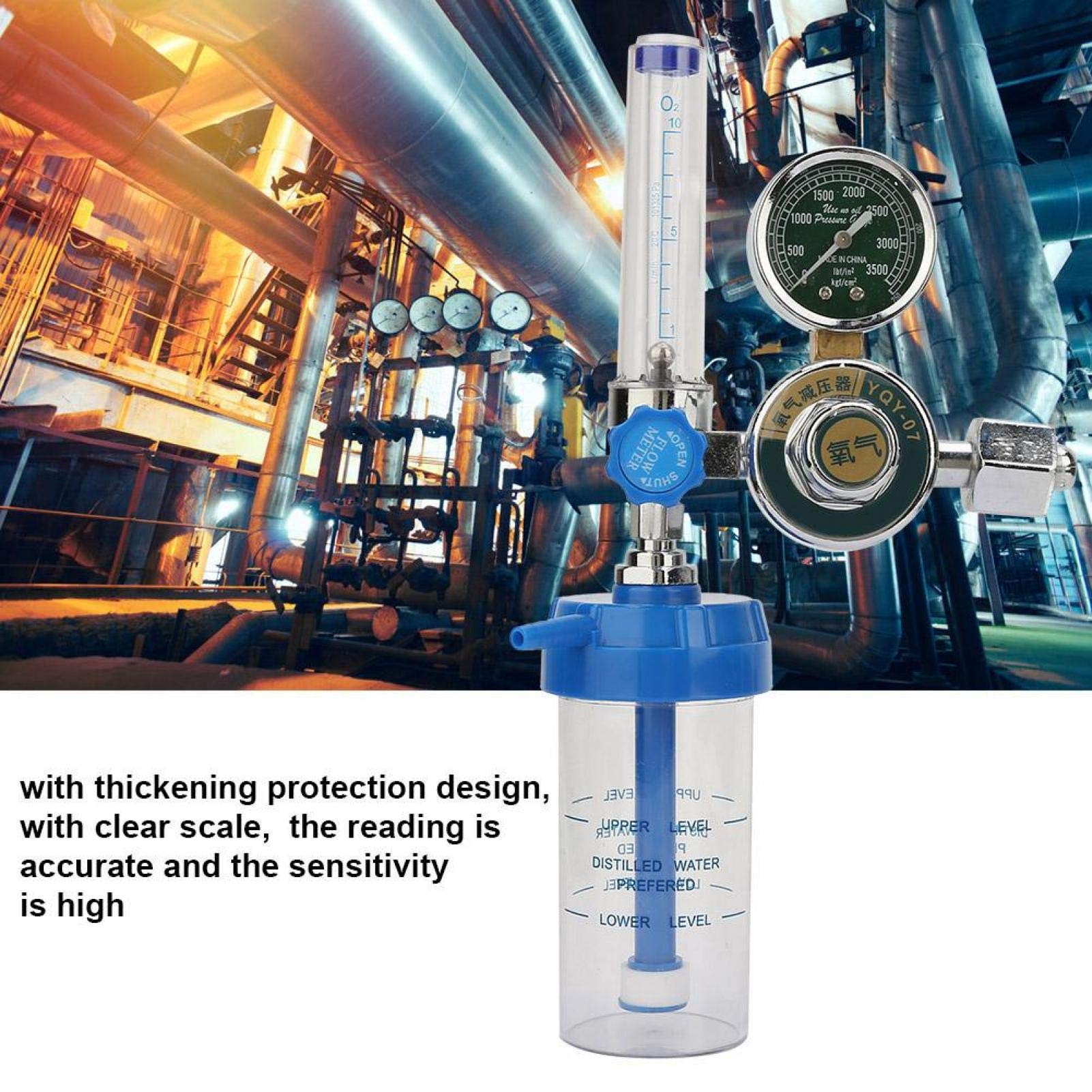 SALUTUYA air regulator output-10m3h supports steady oxygen flow.