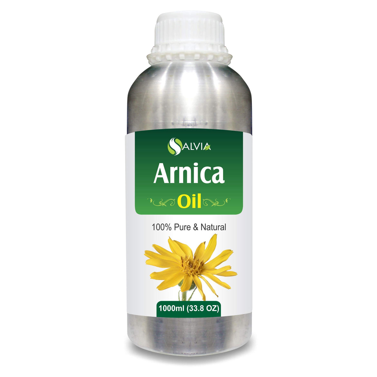 Salvia Arnica Oil bottle with label, ideal for DIY beauty blends