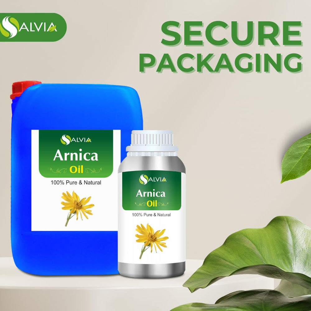 Salvia Arnica Oil on shelf, convenient packaging supports long-term use