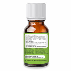 Close-up of Salvia Helichrysum oil dropper for precise dosing.