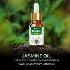 Salvia Jasmine Oil being applied on skin during routine skincare