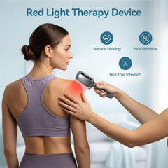 Samatule dual-wavelength wand targets 808nm and 650nm for versatile at-home use.