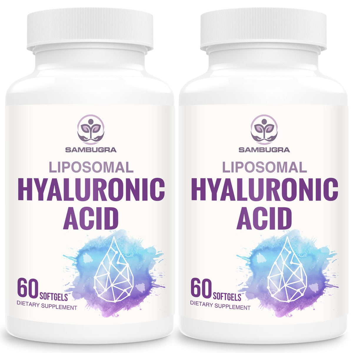 Sambugra liposomal hyaluronic acid bottle showing daily hydration support