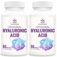 Sambugra liposomal hyaluronic acid bottle showing daily hydration support