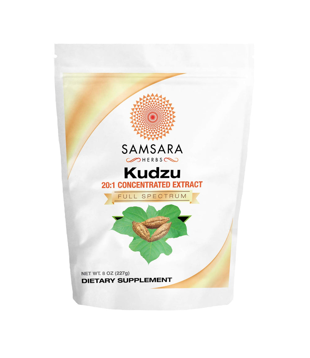 Samsara Herbs Kudzu Root Extract bottle for easy daily use
