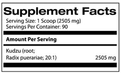 Included Samsara Herbs Kudzu Root Extract scoop for quick measurement