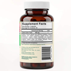 Sana Herbal Senior digestive wellness bottle signifies accessible daily comfort.