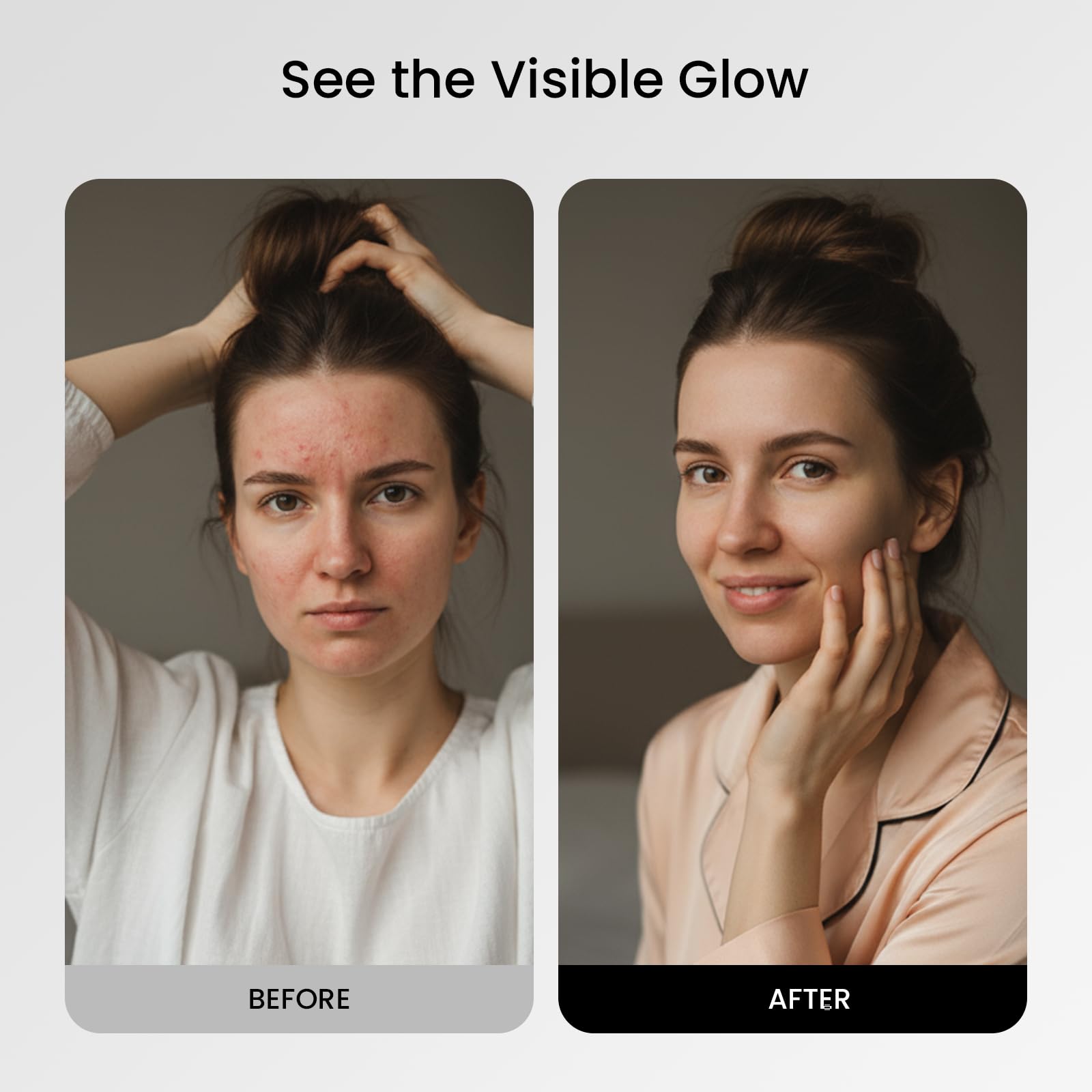 SanaTech LED mask with 400 LEDs provides even facial coverage