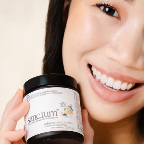 Sanctum capsules closeup emphasizing convenient twice-daily dosing