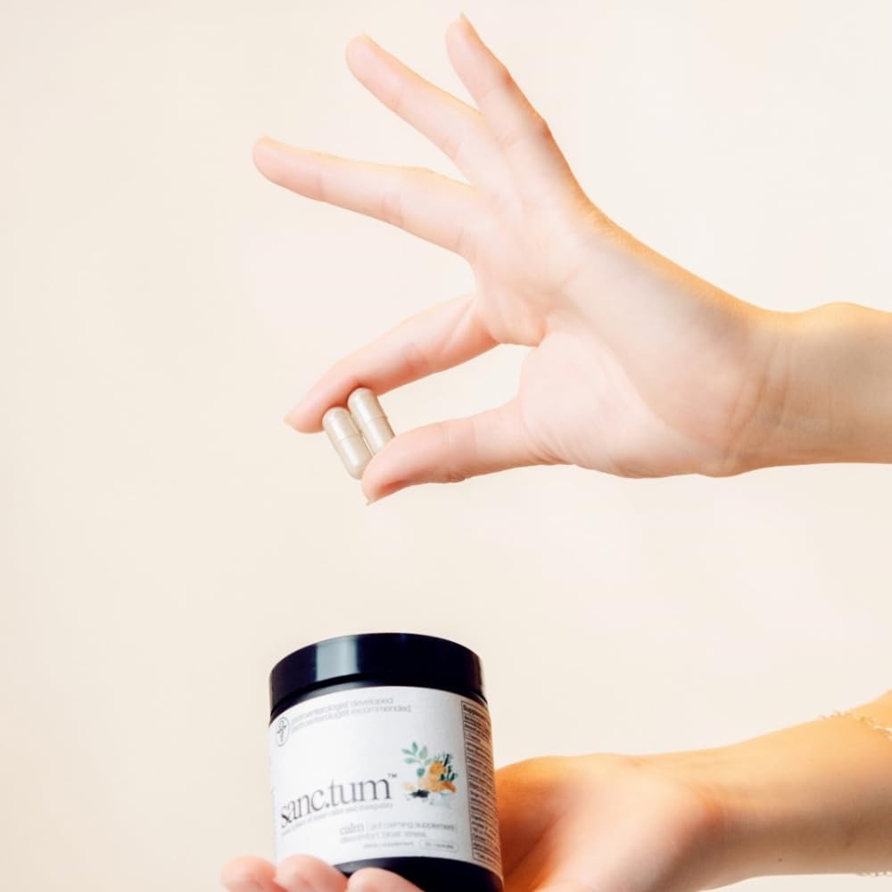 Sanctum digest-enzymes panel indicating support for digestion and bloating