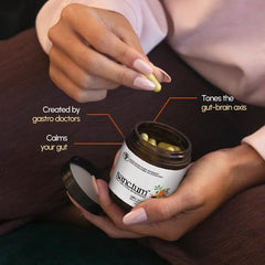 Sanctum label closeup showcasing natural ingredients and GMP quality