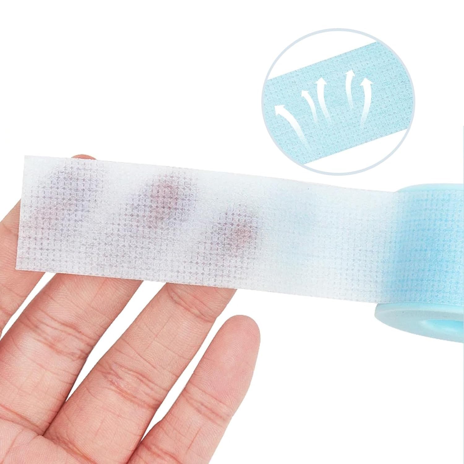 Sandhill Tools silicone tape latex-free label highlights hypoallergenic skin-friendly medical adhesive.