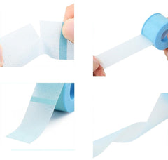 Sandhill Tools silicone tape rolled view shows soft fabric and easy tear by hand.