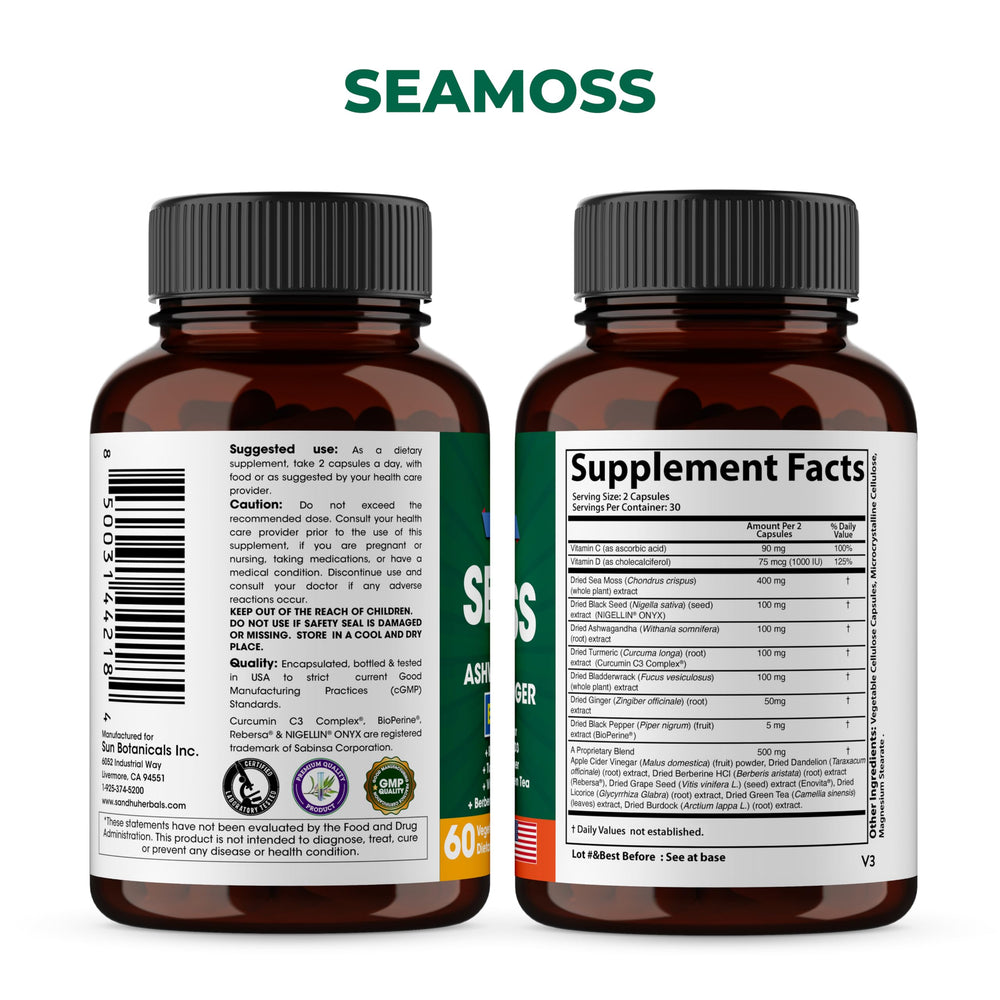 SandhuHerbals Rhodiola Rosea capsules for focus and energy support